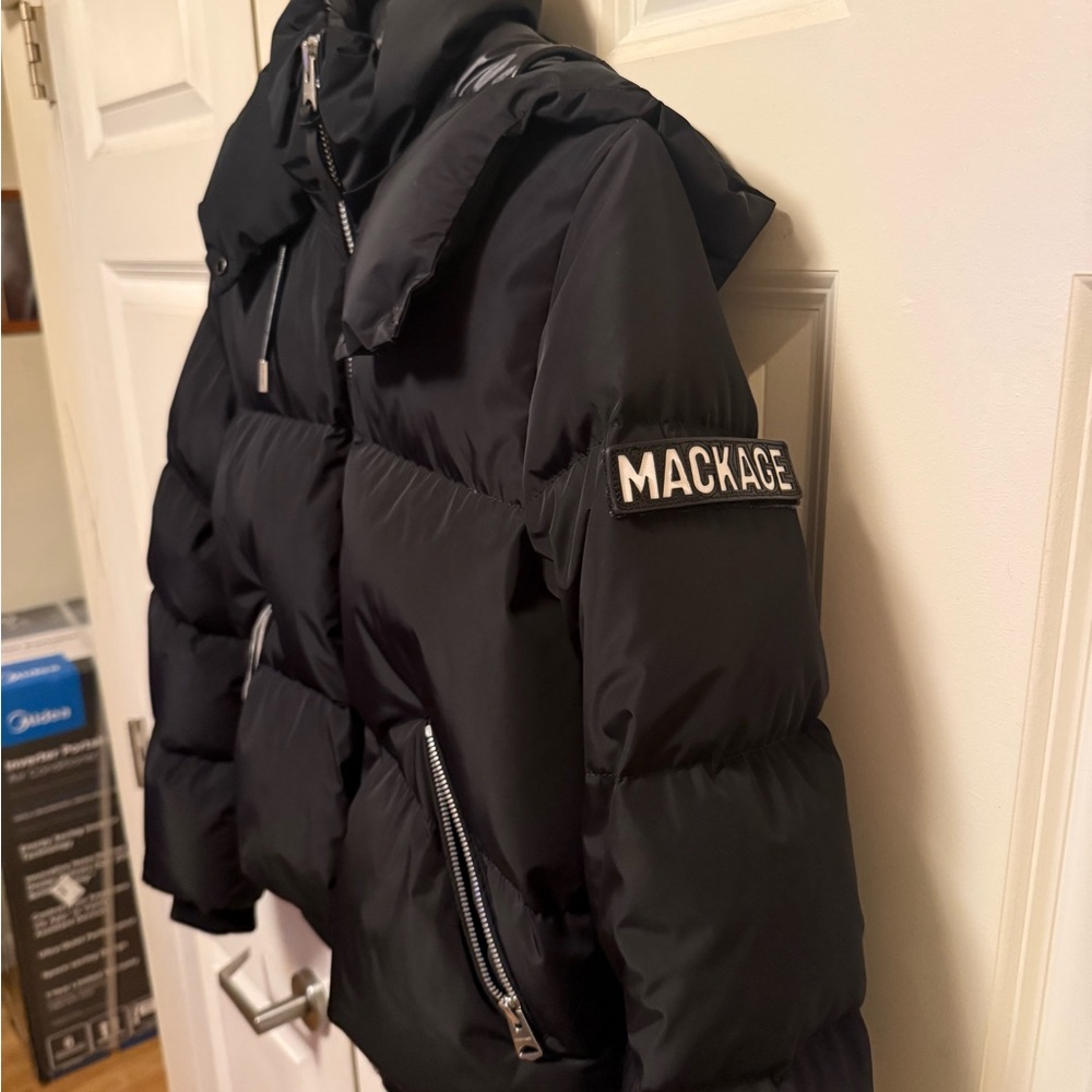 Mackage Black Puffer Coat